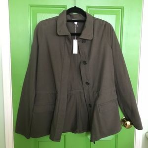 JAMES PERSE Army Green Shirt Jacket - Sz 2